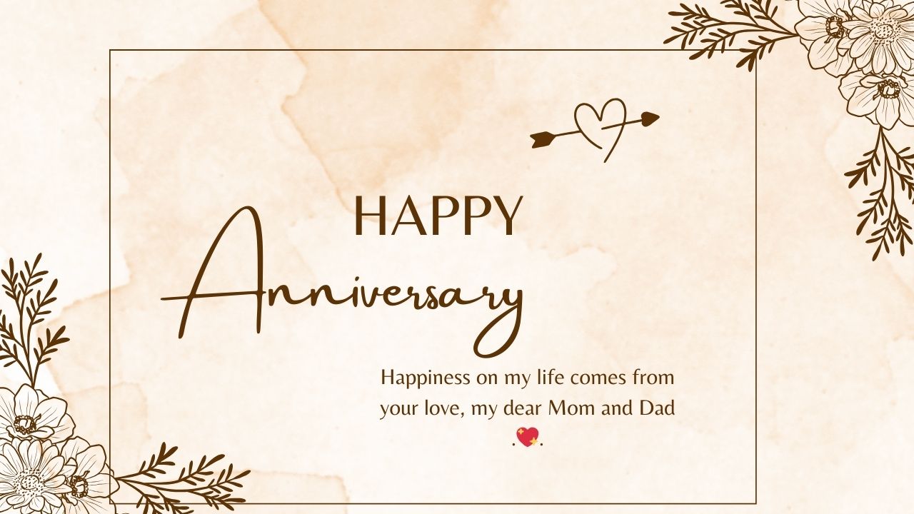 Anniversary Wishes for Mom and Dad