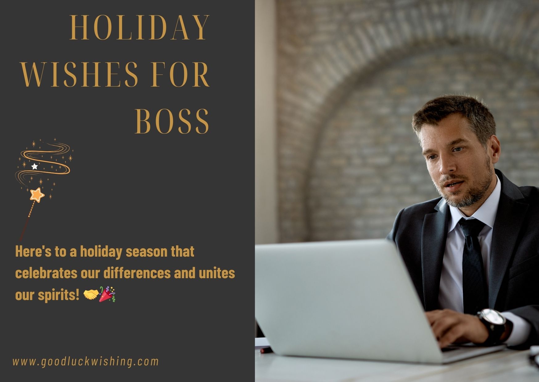 Happy Holiday Wishes to Boss